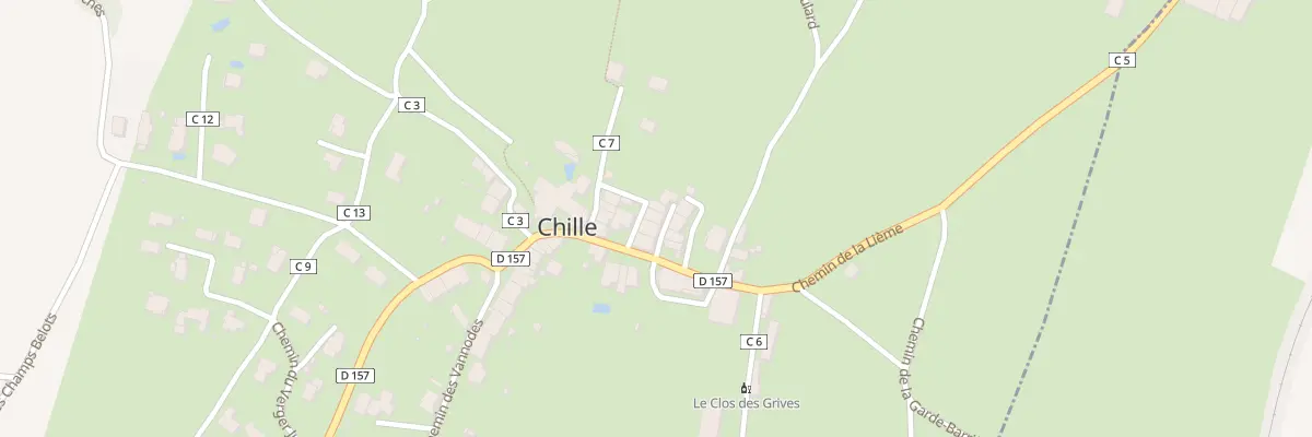 Plan du 24 Che des Vergers à Chille