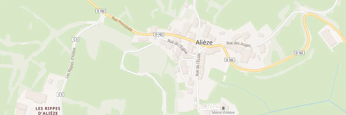 Plan du 50 Rue du Presbytère à Alièze