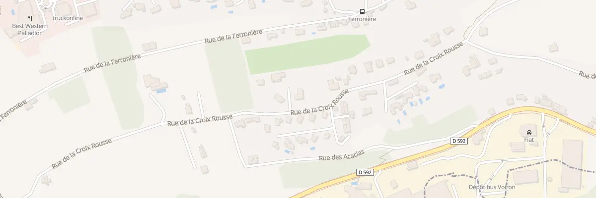 Plan du 55 Rue de la Croix-Rousse à Voiron