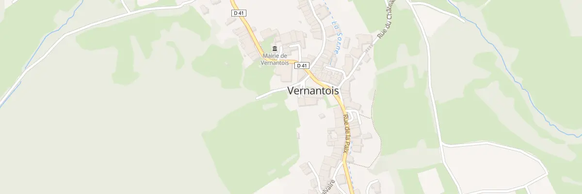 Plan du 1 Pl de l’Eglise à Vernantois