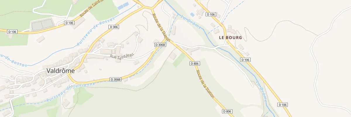 Plan du 1 Rte de la Station à Valdrôme