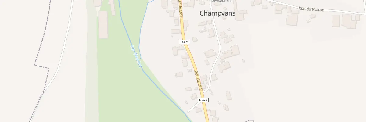 Plan du 27 Rue de Dole à Champvans
