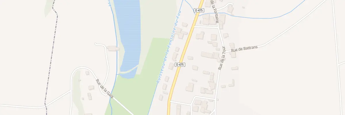 Plan du 7 Rue de Dole à Champvans