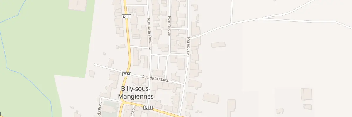 Plan du 1 Pl de la Mairie à Billy-sous-Mangiennes