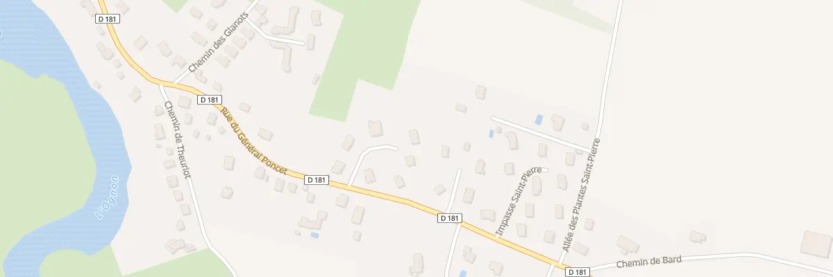 Plan du 5 Imp de la Bergerie à Pesmes