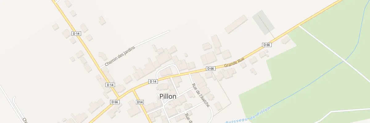 Plan du 33 Gr Grande Rue à Pillon