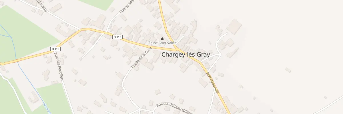 Plan du 1 Gr Grande Rue à Chargey-lès-Gray