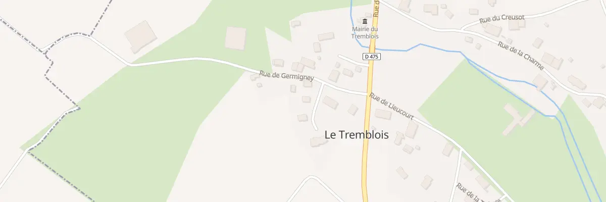 Plan du 2 Imp des Vergers au Tremblois