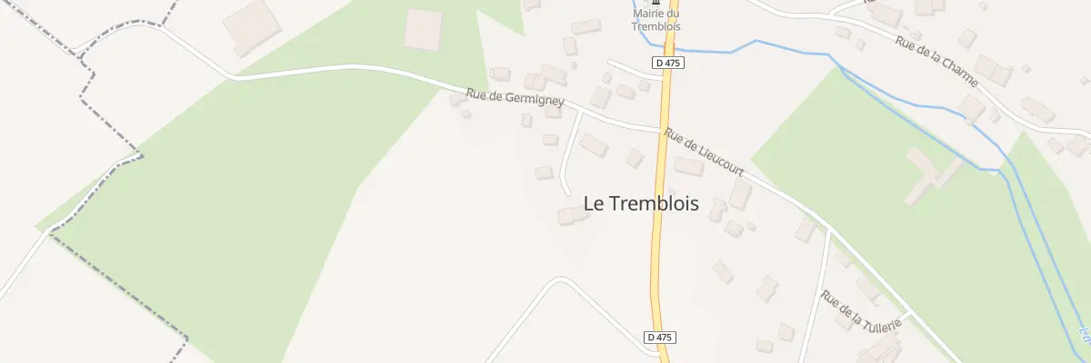 Plan du 4 Imp des Vergers au Tremblois