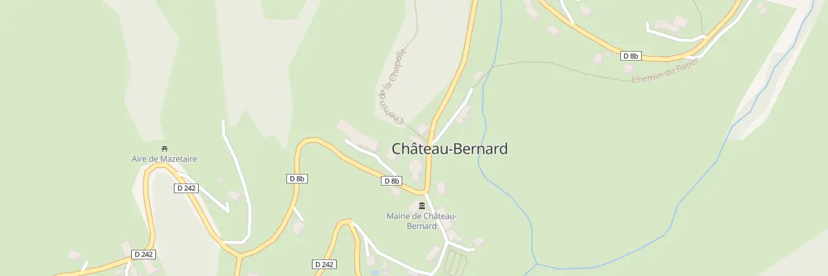 Plan du 97 Hameau de la Chapelle à Château-Bernard