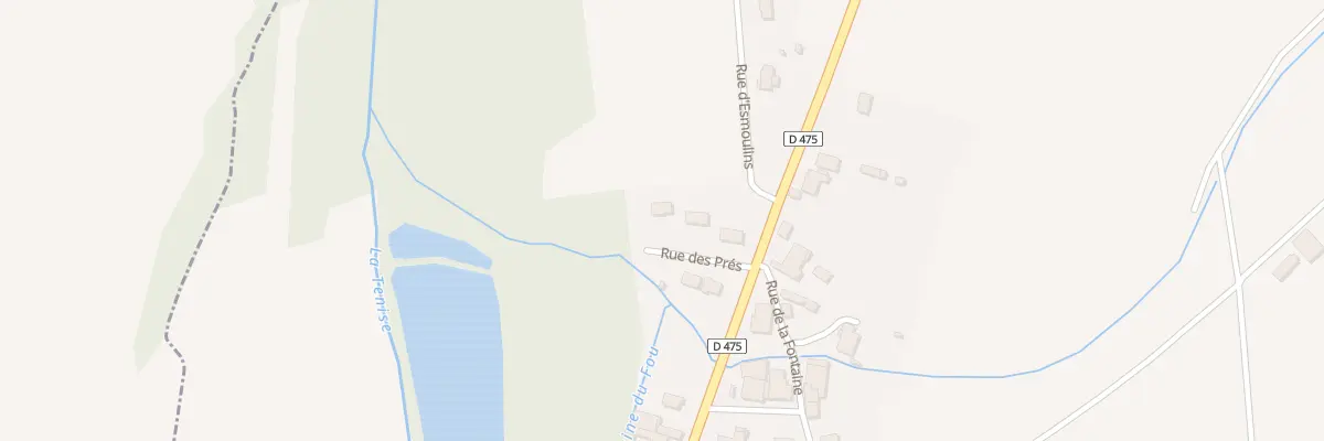 Plan du 5 Rue des Prés à Champvans
