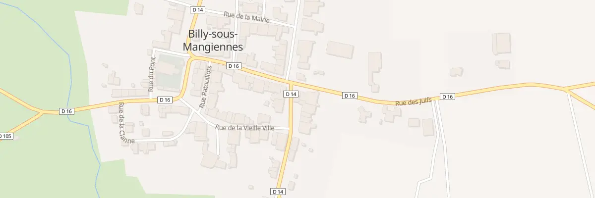 Plan du 1 Rte de Loison à Billy-sous-Mangiennes