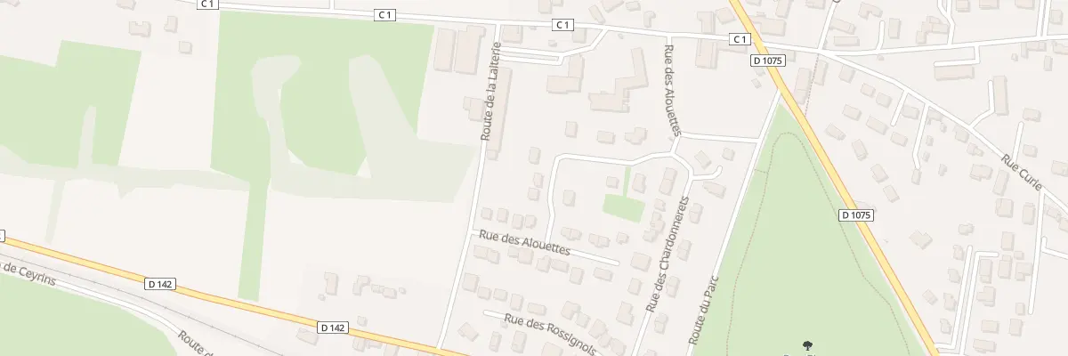 Plan du 10 Rue des Alouettes aux Abrets en Dauphiné