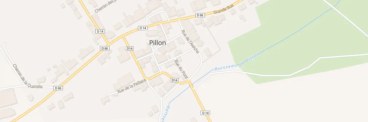 Plan du 6 Rue du Puits Cavon à Pillon