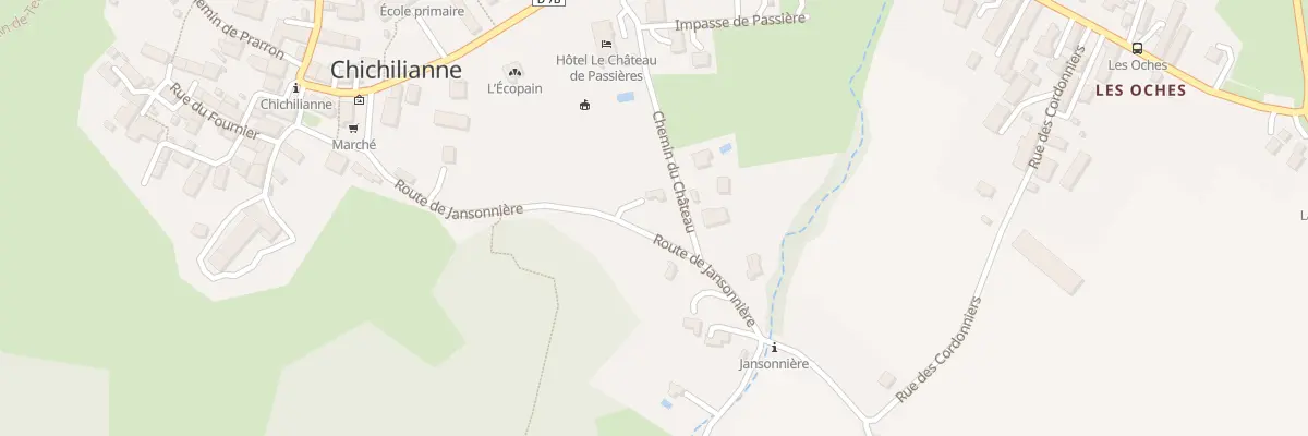 Plan du 197 Rte de Jansonnière à Chichilianne