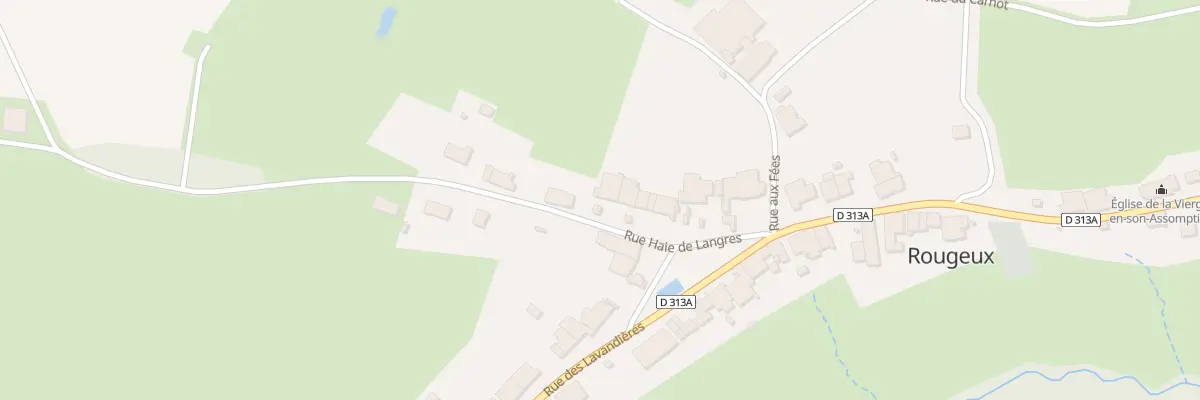 Plan du 20 Rue Haie de Langres à Rougeux
