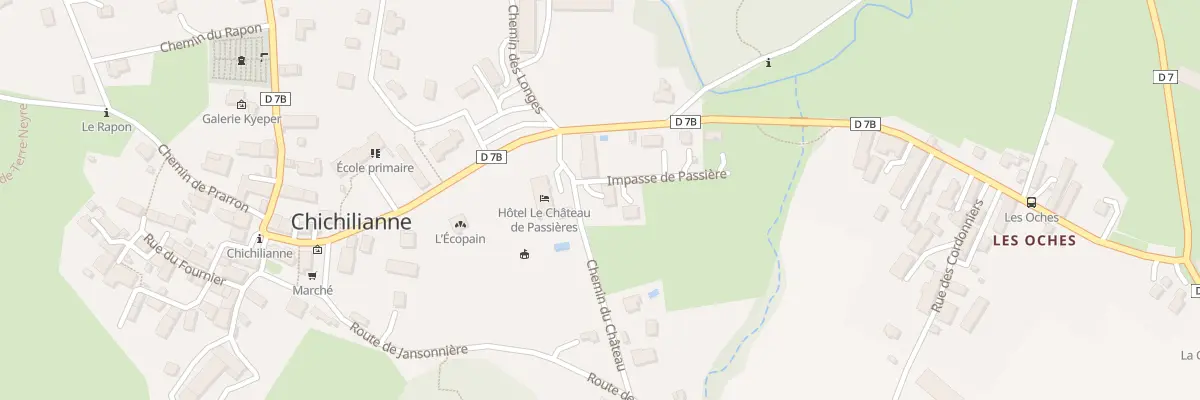 Plan du 2 Imp de Passière à Chichilianne