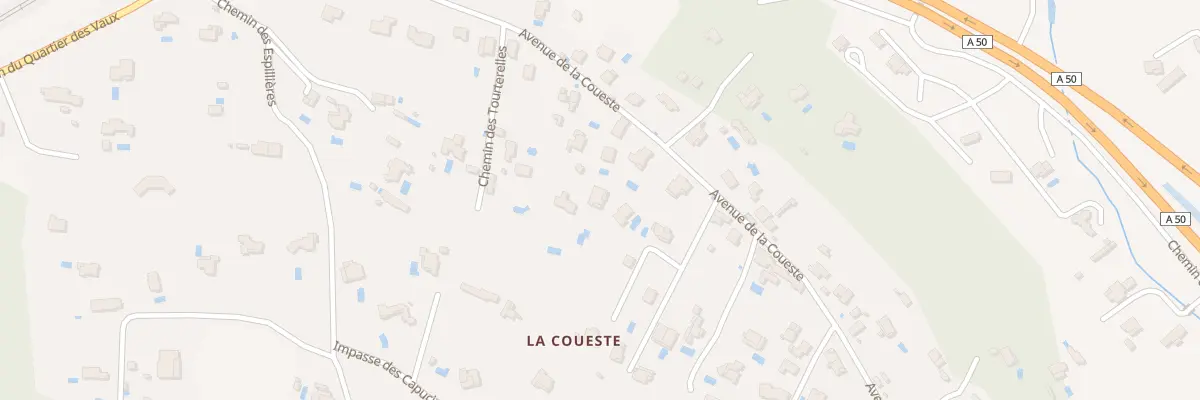 Plan du 9403 Av de la Coueste à Aubagne