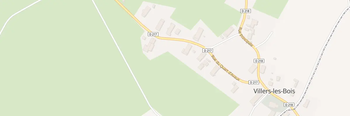 Plan du 8 Rue du Quart d’Avaux à Villers-les-Bois