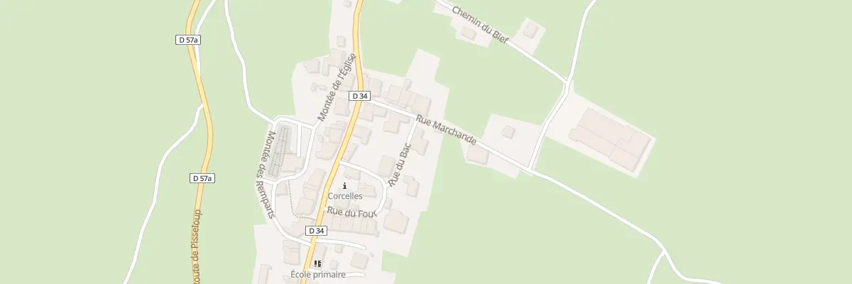 Plan du 80 Rue du Bac à Champdor-Corcelles