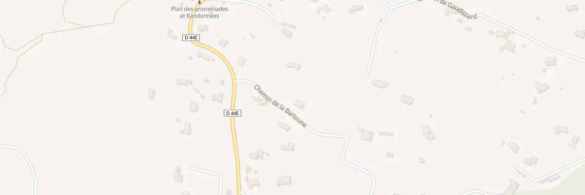 Plan du 77 Che de la Bartoune à Roquevaire