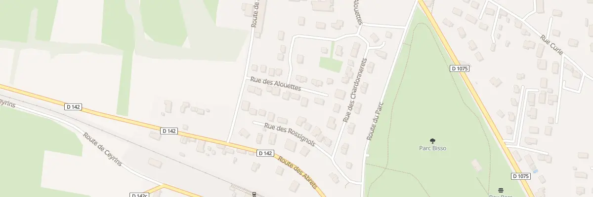 Plan du 21 Rue des Alouettes aux Abrets en Dauphiné