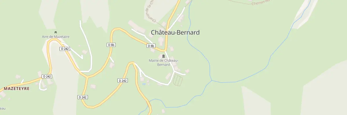 Plan du 5 Che du Fonchola à Château-Bernard