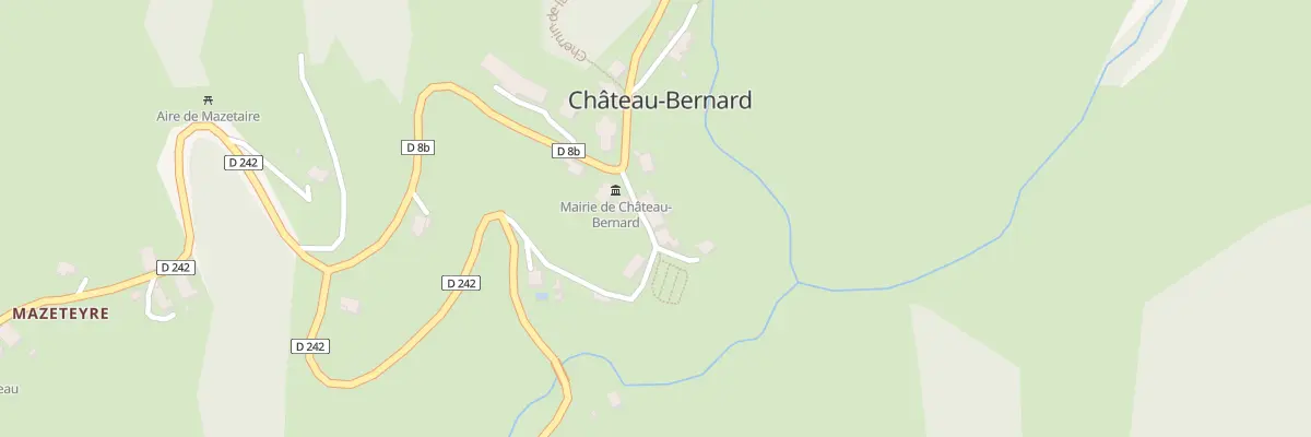 Plan du 17 Che du Fonchola à Château-Bernard