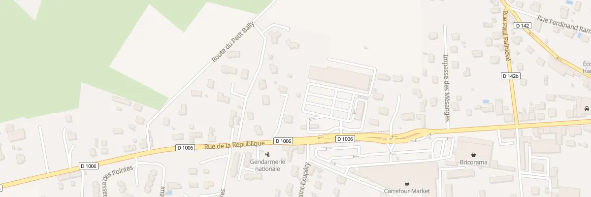 Plan du 698 Rue de la République aux Abrets en Dauphiné