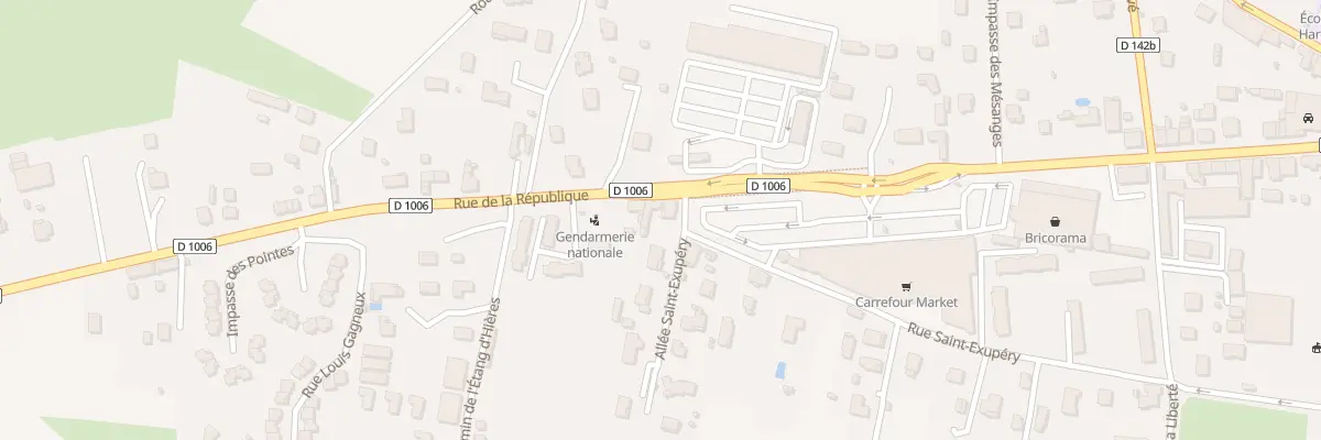 Plan du 681 Rue de la République aux Abrets en Dauphiné