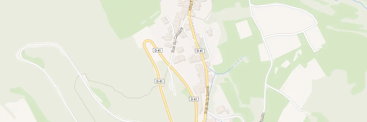 Plan du 6 Rue du Calvaire à Vernantois