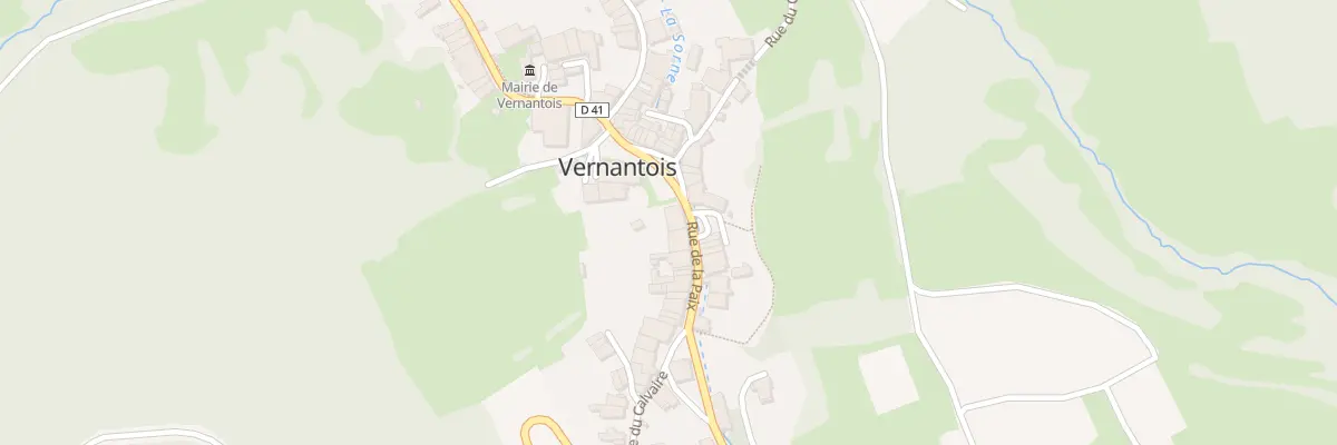 Plan du 1 Rue de la Paix à Vernantois