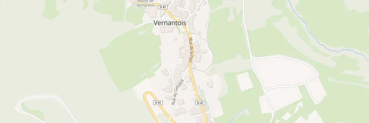 Plan du 13 Rue de la Paix à Vernantois