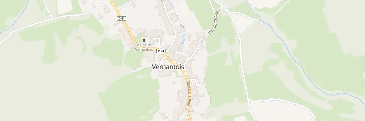Plan du 2 Rue du Château à Vernantois