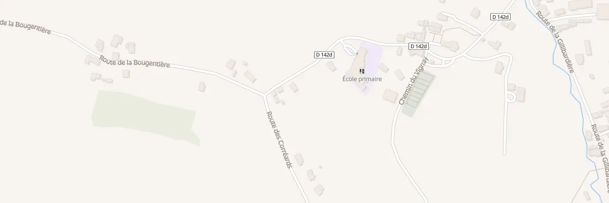Plan du 70 Rte du Village à Charancieu