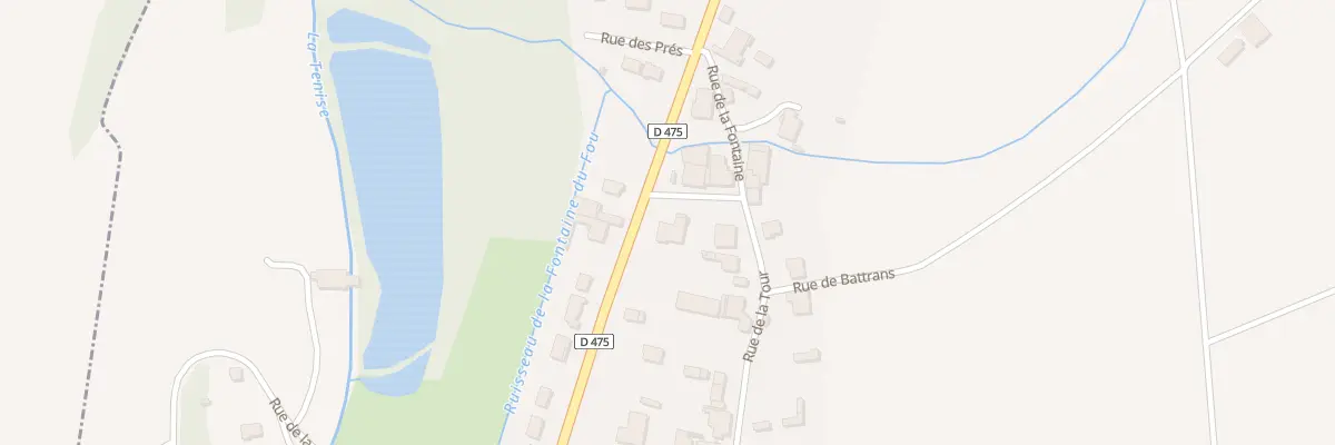 Plan du 1 Rue de la Tour à Champvans