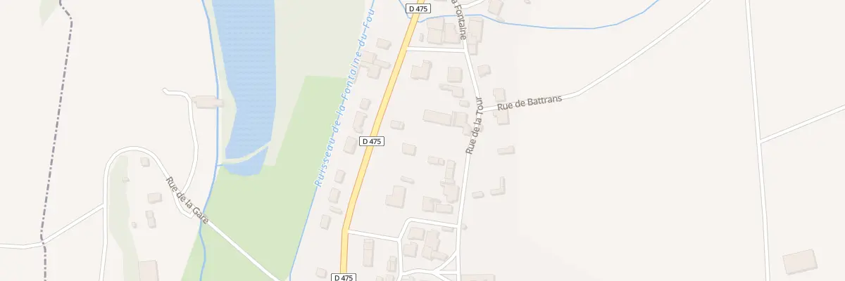 Plan du 12 Rue de Dole à Champvans