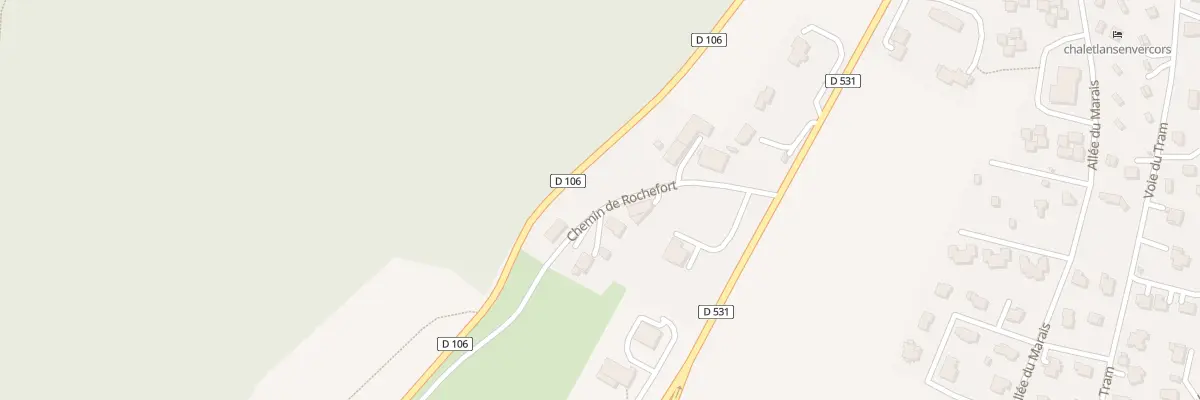 Plan du 100 Che de Rochefort à Lans-en-Vercors