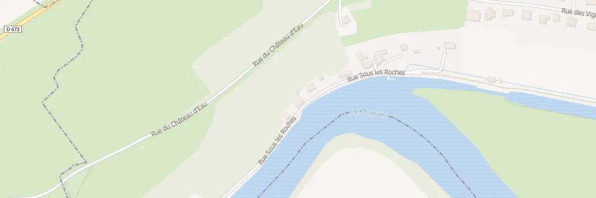 Plan du 47 Rue sous les Roches à Audelange