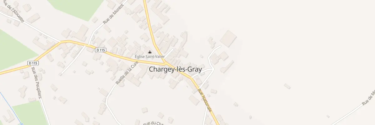 Plan du 50 Rue Nationale à Chargey-lès-Gray