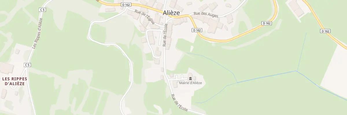 Plan du 81 Rue de l’Ecole à Alièze