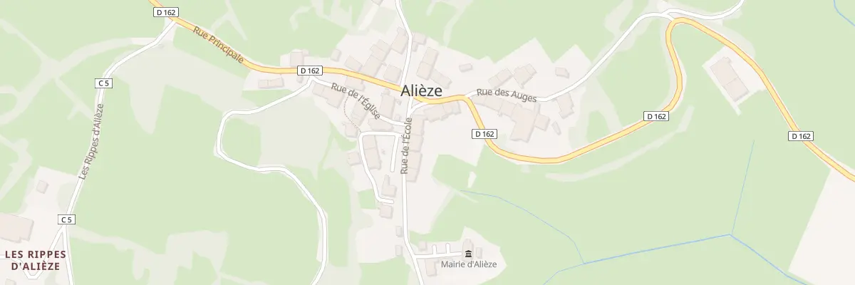 Plan du 37 Rue de l’Ecole à Alièze