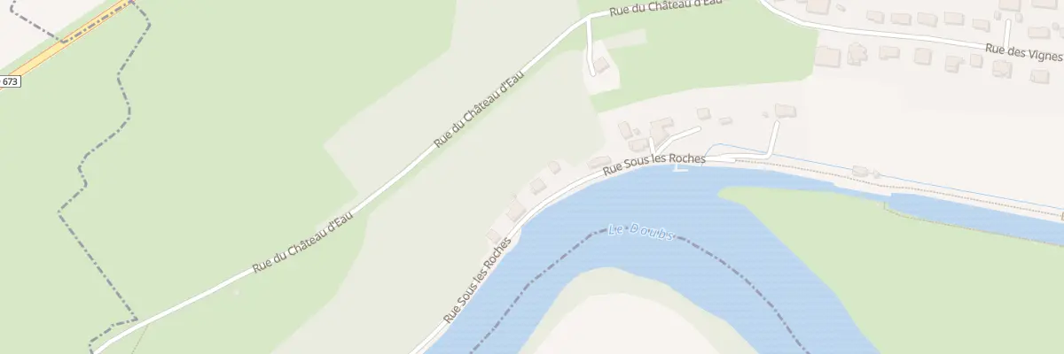 Plan du 48 Rue sous les Vignes à Audelange