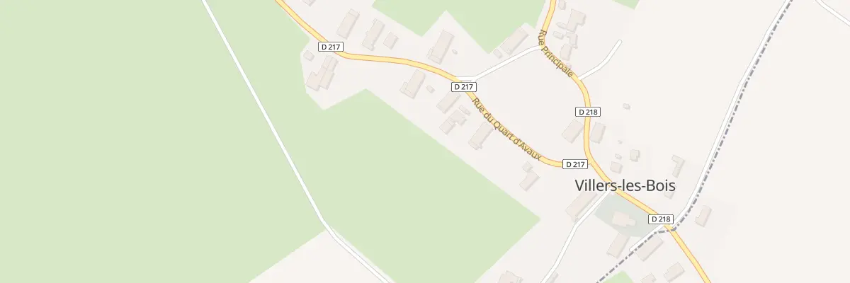Plan du 6 Rue du Quart d’Avaux à Villers-les-Bois