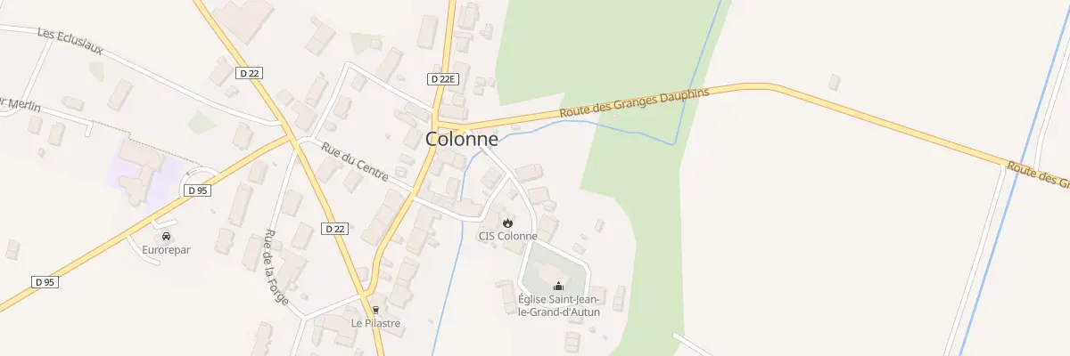 Plan du 1 Rue de l’Eglise à Colonne