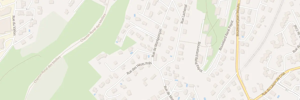 Plan du 52 Rue de Montponcon à Voiron