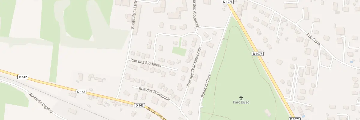 Plan du 11 Rue des Alouettes aux Abrets en Dauphiné