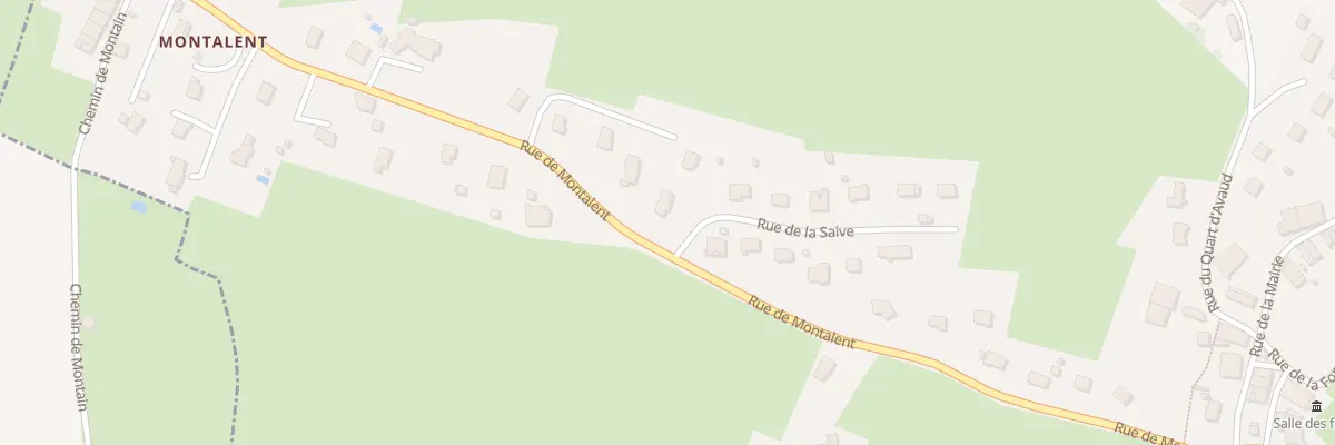 Plan du 468 Rue de Montalent au Louverot