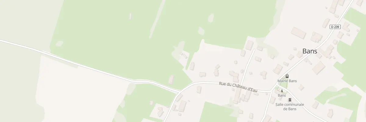Plan du 6 Rue du Chateau d’Eau à Bans