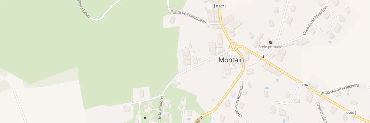 Plan du 170 Rte de la Madone à Montain